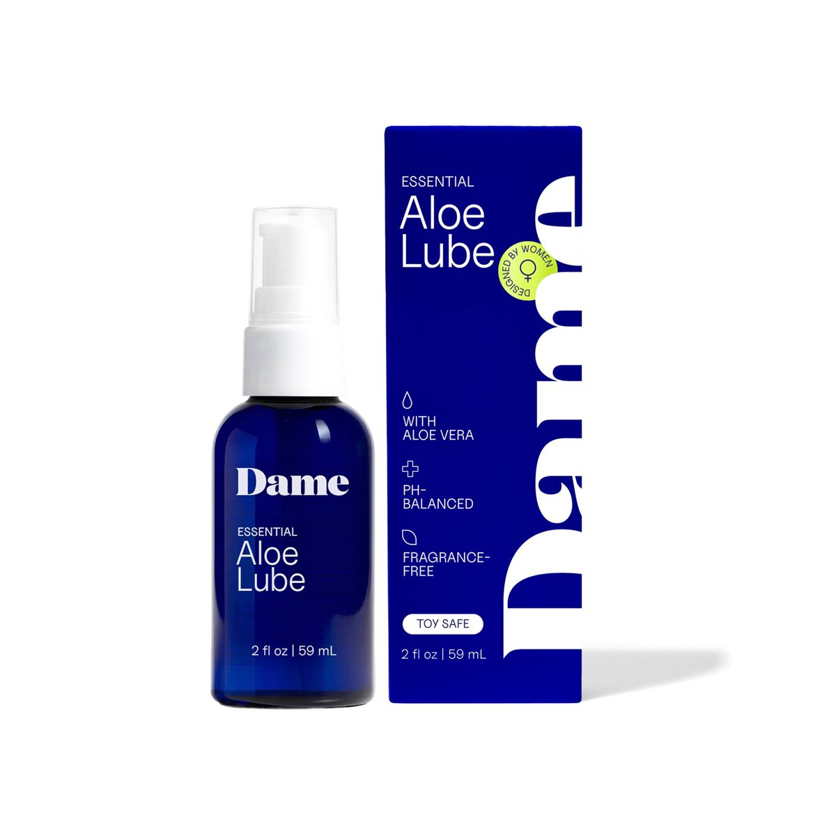 데임 알로에 수성 윤활제 2fl oz 59mL 정면