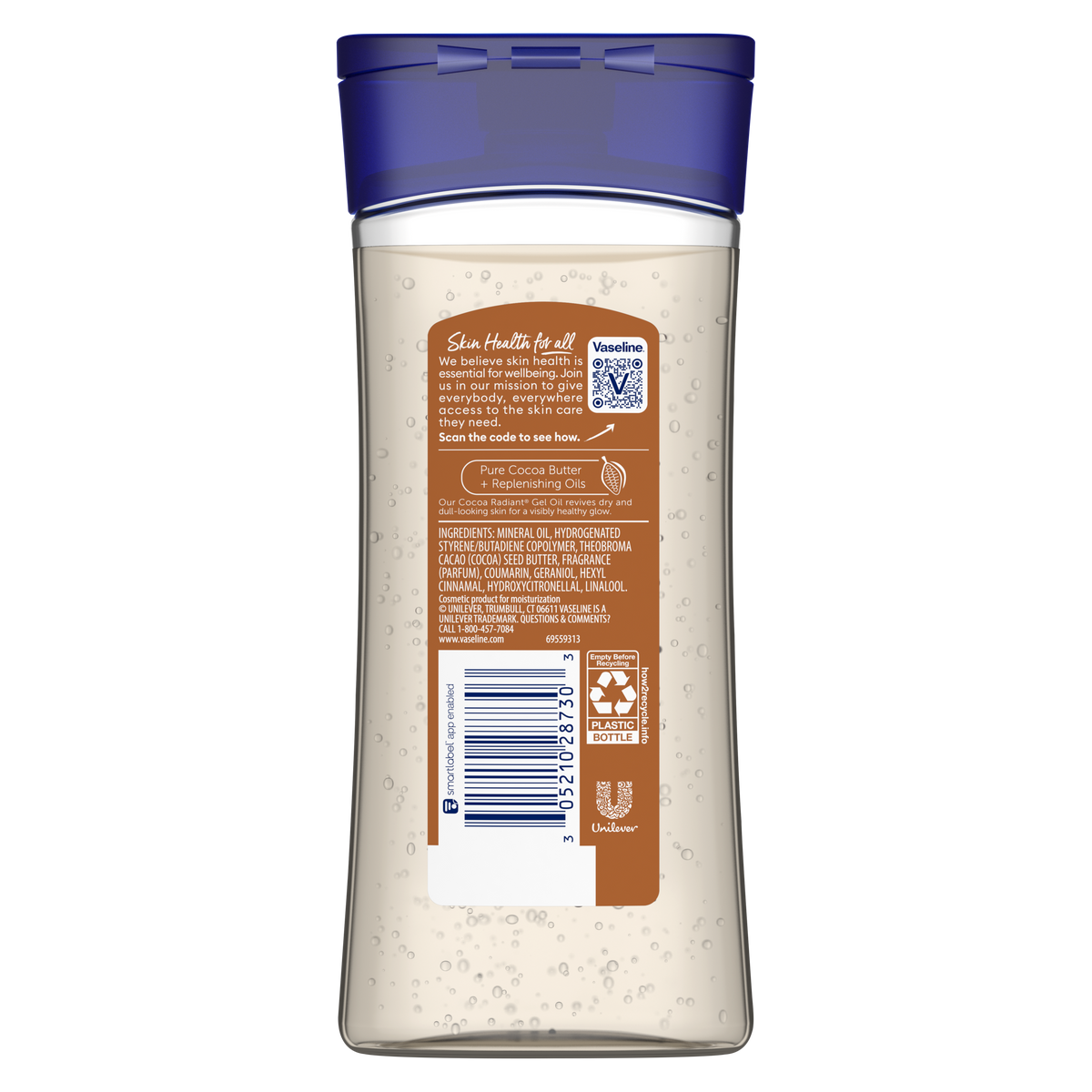 바세린 코코아 래디언트 바디 젤 오일 6.8 fl oz(약 201mL) × 1개 – 제품 상세